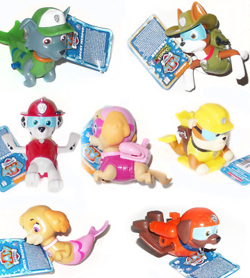 Paw Patrol Badefigur Paddelfigur Badewanne Figur Marshall, Skye, Zuma,Tracker ..