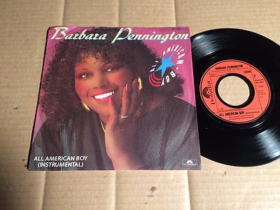 BARBARA PENNINGTON - ALL AMERICAN BOY - 2-TRACK-7''-SINGLE - GERMANY 1984 (BU44)