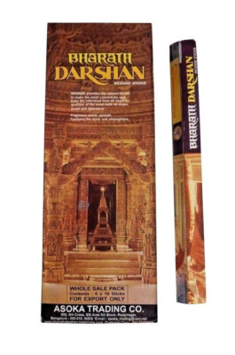 BHARATH DARSHAN Incense Bamboo Sticks Natural Rolled Masala AGARBATTI 120 Sticks