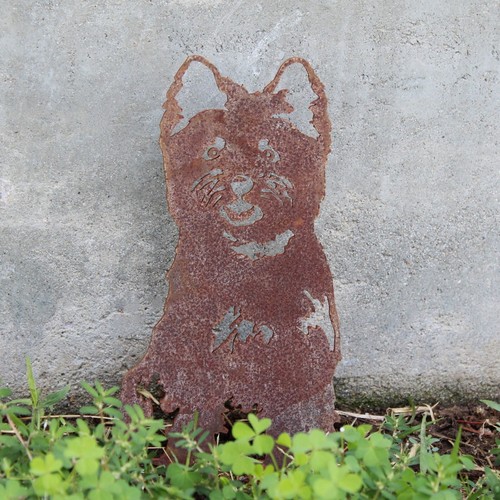 Sagoma per cani in acciaio corten Cairn Terrier - Foto 5 di 11