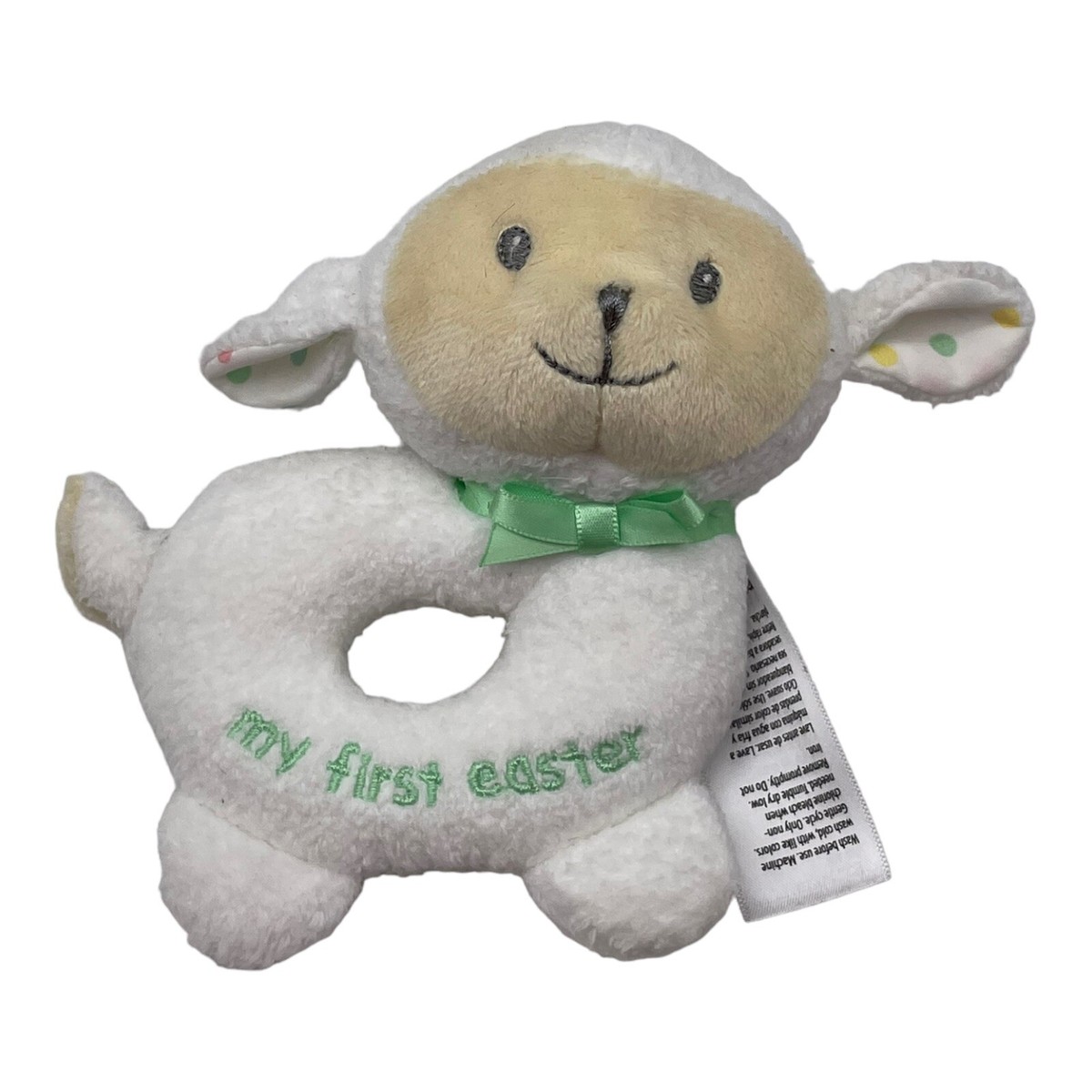 Magic Years My First Easter Plush Rattle Lamb Sheep White 2017