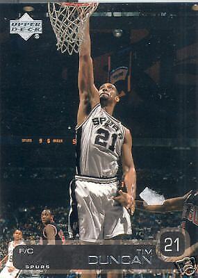 Tim Duncan 2020-21 NBA Hoops Basketball SLAM Insert Card #8 Spurs 