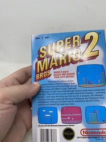 SUPER MARIO BROS. 2 MARIO MADNESS NINTENDO NES BOX AND GAME 