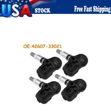 4X OE 42607-33021 TPMS PMV-107J For Toyota Lexus TIRE PRESSURE MONITOR SENSOR