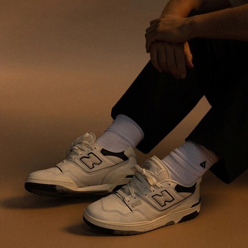 New Balance 550 Cream Mens Shoes Size 8 