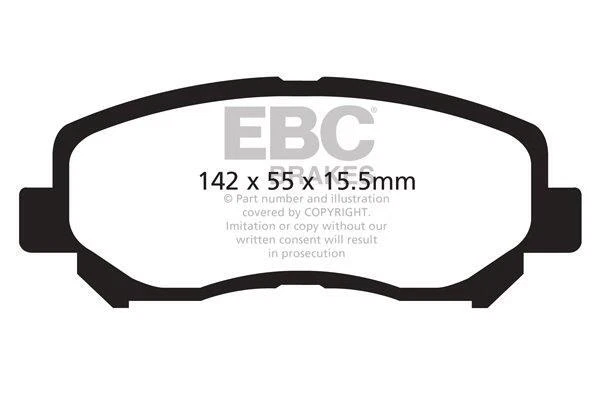 Kit De Freins EBC B12 Avant Plaquettes Disques Pour Mazda CX-5 (KE, GH) - Photo 2/4