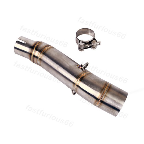 For Honda CBR300R CB300F Until 2021 Exhaust Mid Link Pipe Muffler Middle Tube - Picture 7 of 9