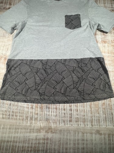 Holton Shirt Adult Large Gray Short Sleeve Banana Leaf Logo - Picture 3 of 12