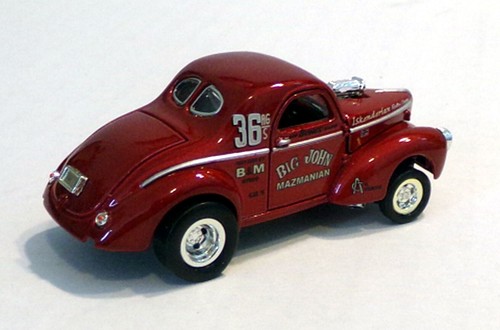 1/64 Hot Wheels "Big John Mazmanian" 1941 Willys AA/Gasser! - Picture 4 of 6