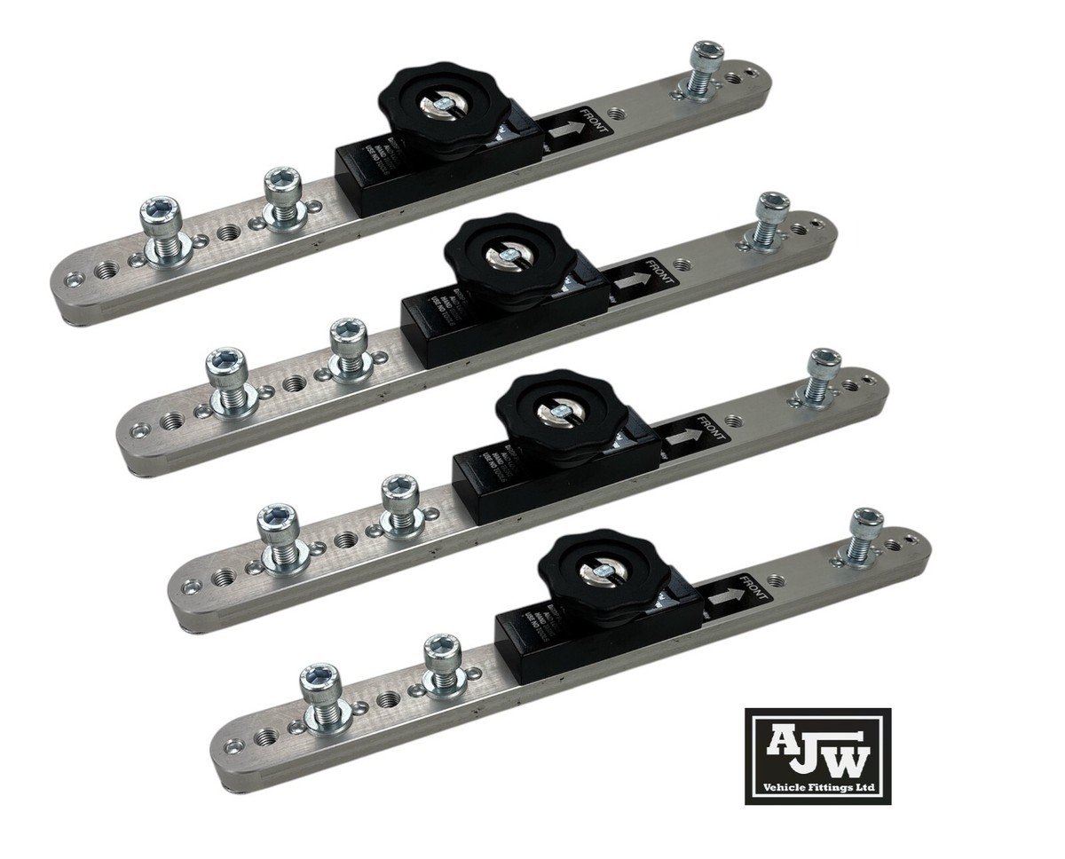 WHAT WE WANT TAKIBIDAIMITAINATABLE (ナラ) 4 x Unwin Quick Release Lockable Seat Clamp Runner Tracking