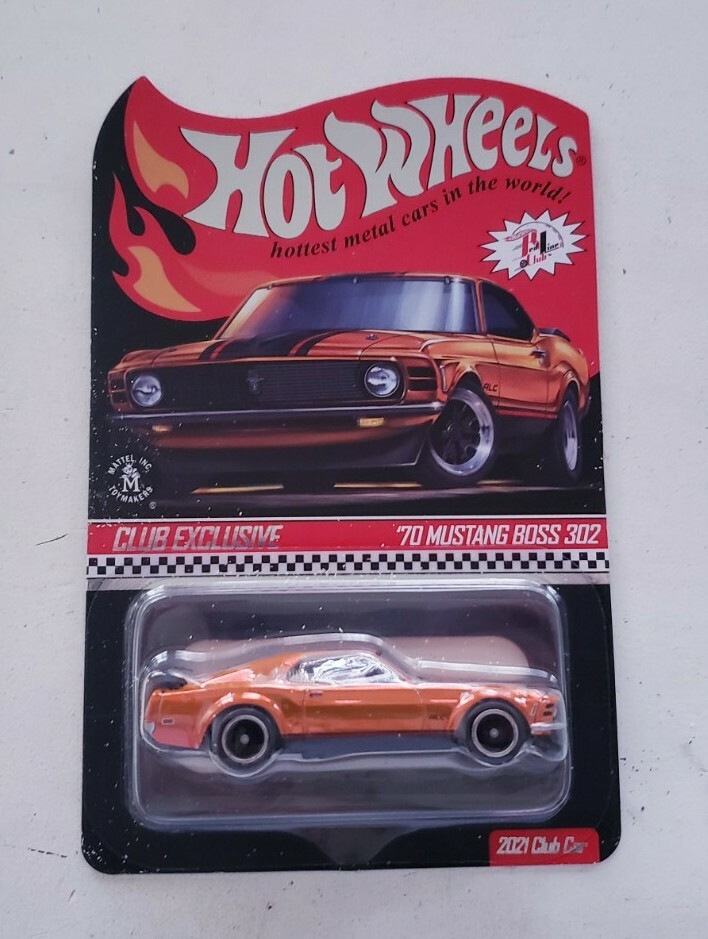 2021 RLC ホットウィール '70 Mustang Boss 302 Hot Wheels 2021 RLC '70 Mustang Boss 302 Black/Orange