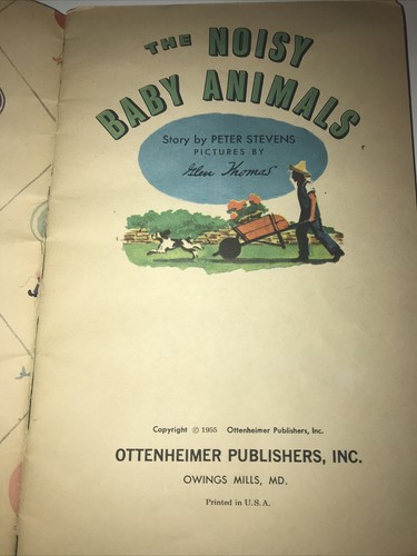The Noisy Baby Animals - Happiness Story-Books 1955 - Picture 3 of 6