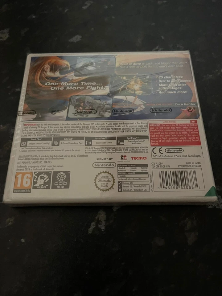 Dead or Alive: Dimensions (Nintendo 3DS, 2011) New Factory Sealed  - Image 2 of 2