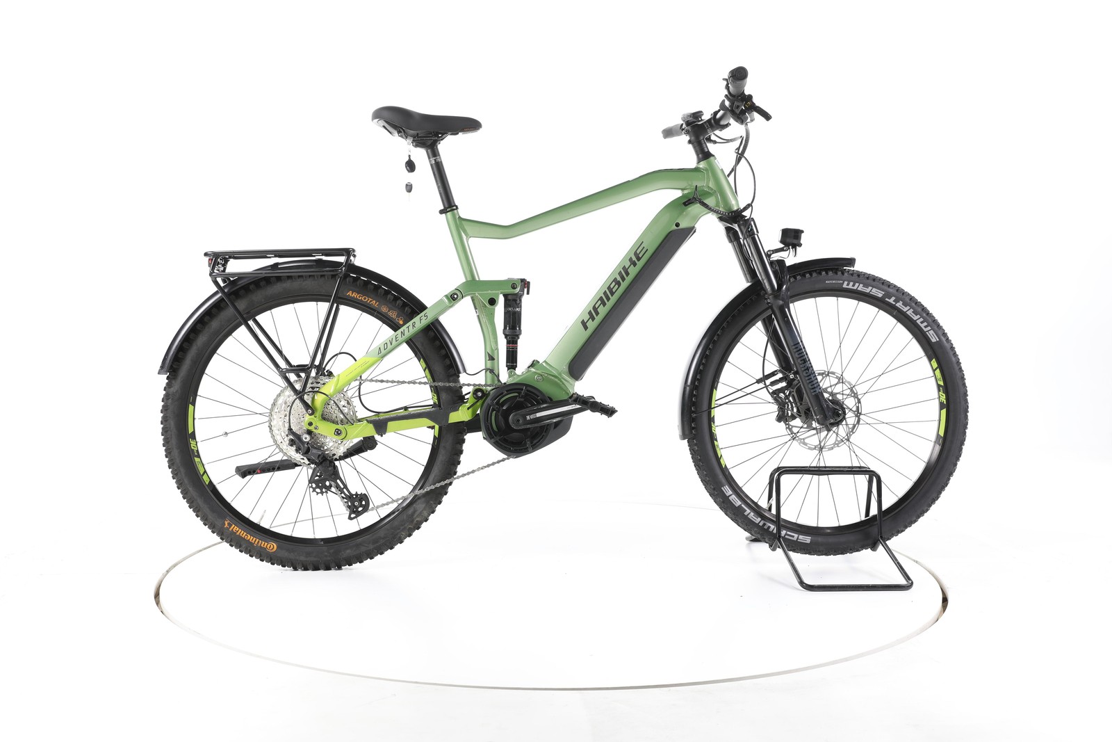 Haibike Adventr FS 8 VAE SUV Yamaha Batterie 630Wh 27,5" vert Pro vélo