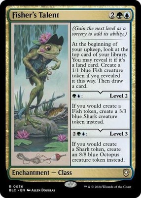 Fisher's Talent - Medium Play MTG Commander: Bloomburrow