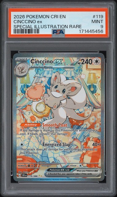 Cinccino ex #119 (Chaos Rising)