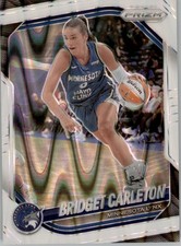 2025 Panini Prizm WNBA Bridget Carleton #88 White Seismic Prizms Minnesota Lynx