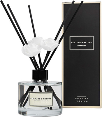 CULTURE & NATURE Reed Diffuser Set 6.7Oz (200Ml) French Lavender Scented Diffuse