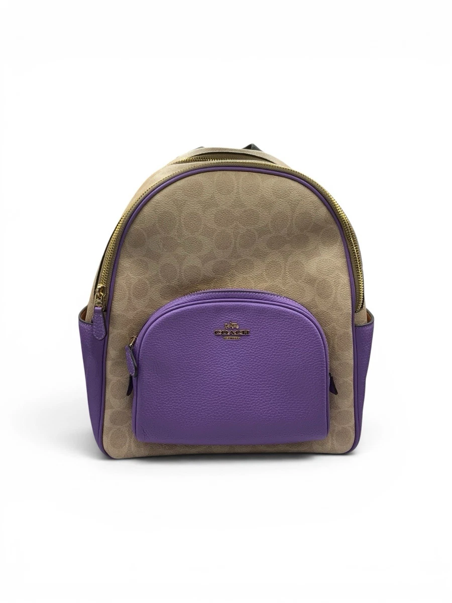 coach backpack flowers Coach Court Backpack In Signature Canvas With Floral Print