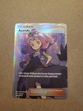 Pokémon Acerola Trainer Sm-Burning Shadows 142/147 Ultra Rare Full Art on eBay