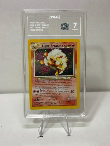 Light Arcanine (Unlimited) graded TAG 7 for sale on eBay