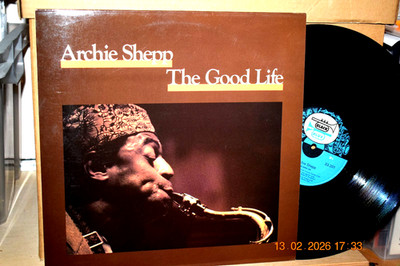 ARCHIE SHEPP: THE GOOD LIFE FRANCE 1st PRESS 1984 BLACK AND BLUE 33201 NMINT