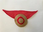 Vintage Barbie #985 OPEN ROAD Straw HAT w/ Red CHIFFON SCARF    (1961-62)