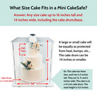 Brand New CakeSafe Cake Transporter – Mini (14 x 14 x 16) — photo 2