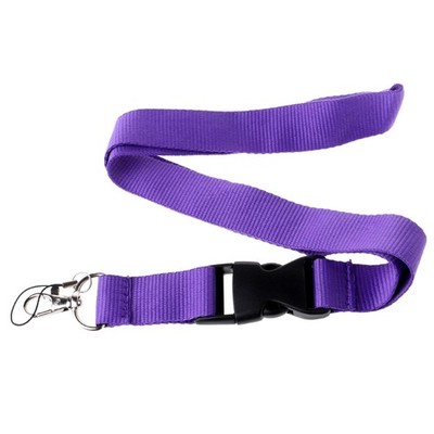 ONE Color Black Blank Plain for Key Lanyard for Neck Strap Lanyards ID Pass Card