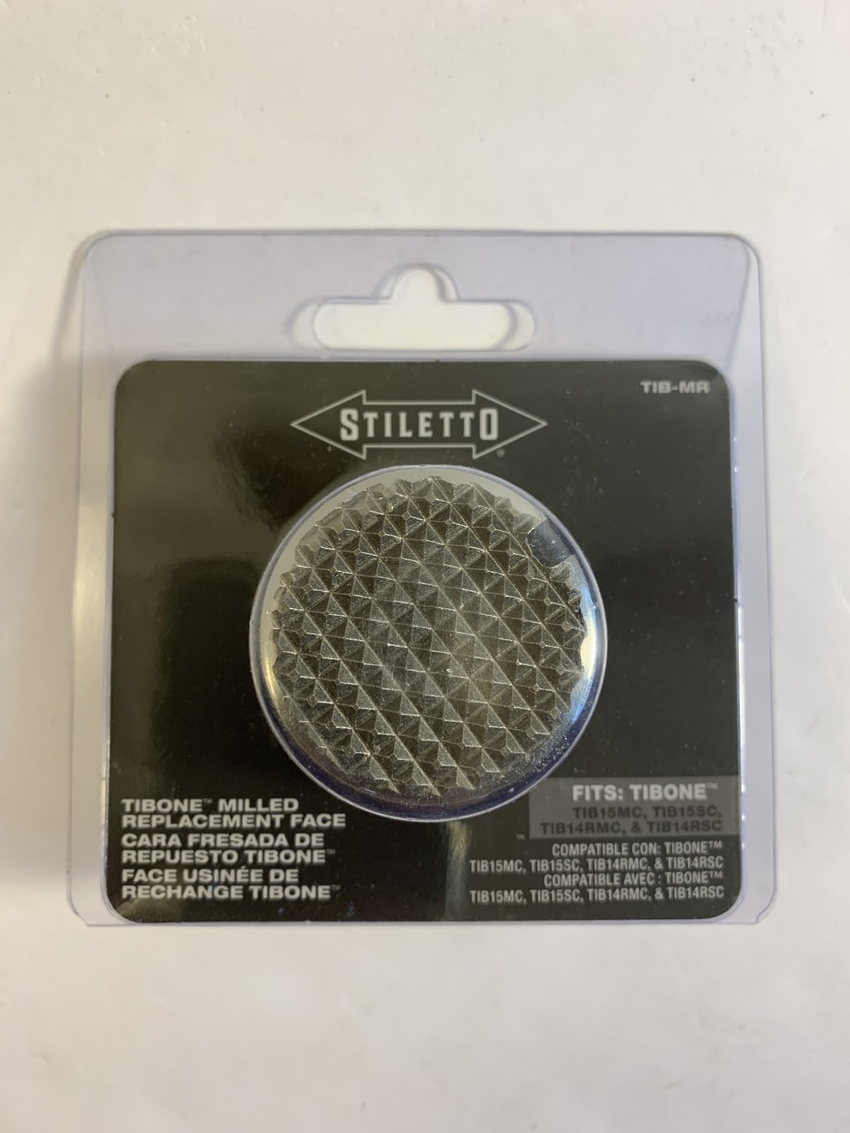 Stiletto TIB-MR Tibone Milled Replacement Face for Titanium Framing Hammers