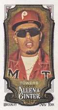 MYKE TOWERS RAPPER TOPPS ALLEN & GINTER MINI #260 2024
