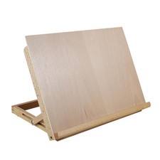 Adjustable Wooden Tabletop Desk Art Craft Easel Drawing Board Book Stand