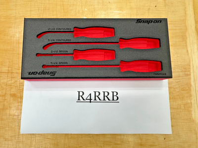 #ad Snap on Tools NEW RED FOAM ONLY ORGANIZER FOR 4PC SGSR Seal Removal Set FMMR04BR $44.95