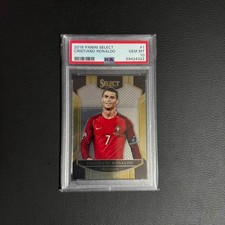 PSA 10 2016 PANINI SELECT CRISTIANO RONALDO - SILVER PRISM