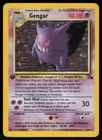 Gengar 5/62 Rare Fossil Holo 1st Edition Holo Pokemon