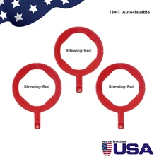 3Pcs Dental X-Ray Positioning XCP-DS XSP Style Red Bitewing Aiming Ring 134℃