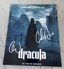 Caleb Landry Jones and Christoph Waltz Signed 8x10 Photo Dracula With Proof