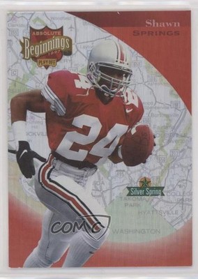 1997 Absolute Beginnings Shawn Springs #182 07ke