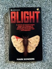 Blight Vintage Horror Paperbacks From Hell Ace First Print 1970 Mark Sonders