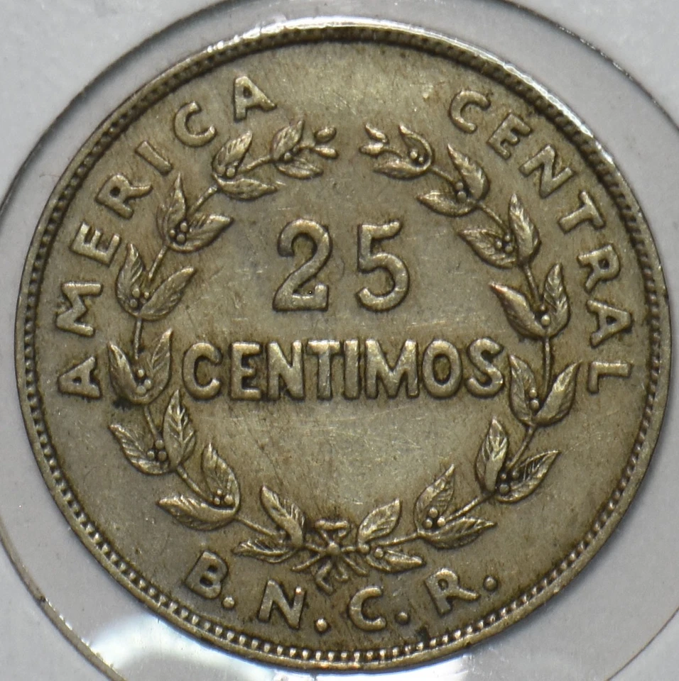 Costa Rica 1937 25 Centimos 196206 combine shipping - Image 2 of 2