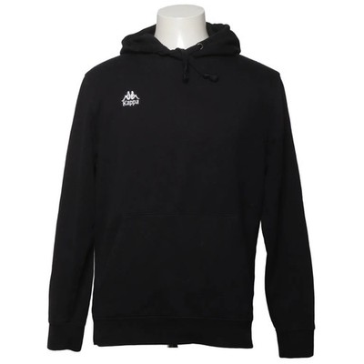 Kappa, Kapuzenpullover, Größe: L, Schwarz, Baumwolle/Polyester, Einfarbig #1uO
