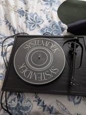 Systemdek IIX turntable rega RB 250  tonearm, ortofon 510 cartridge black    