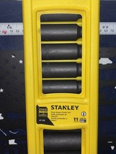 Stanley 11pc 12dr 6pt Deep Impact Socket Set 97-126 10-14161719212224mm