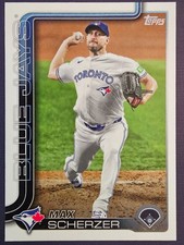 2025 Topps Series 2 #686 Max Scherzer Blue Jays Base Card