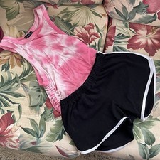 Rue 21 Medium Tank Top/Popular 21 Small Short Size Set Girls