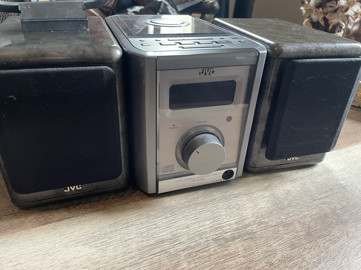 JVC FS-5000 Ultra Compact Component System CD FM AM AUX SUB VTG