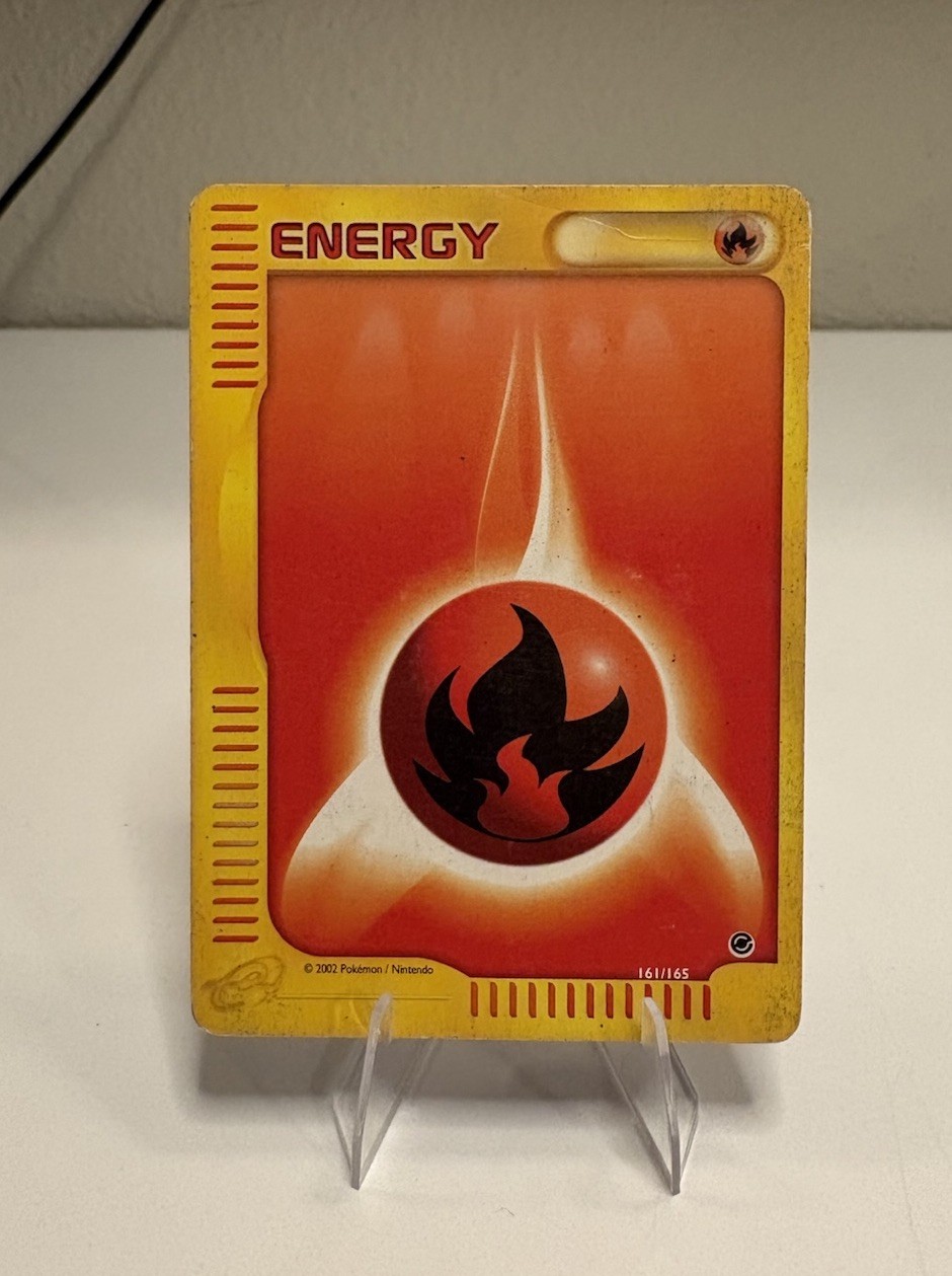2002 Pokemon Expedition Base Set Energy Fire 161 /165