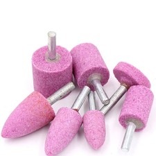Scheifstifte 16mm - 40mm Keramik Schleifstein 6mm Schaft f&uuml;r Dremel Schleifer
