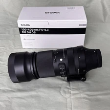 Sigma 100-400mm f/5-6.3 DG DN Contemporary Zoom Lens Fuji w/ collar tripod mount