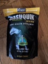 Nutramax Large Dasuquin w/ MSM Soft Chews Large Dogs 84 count READ